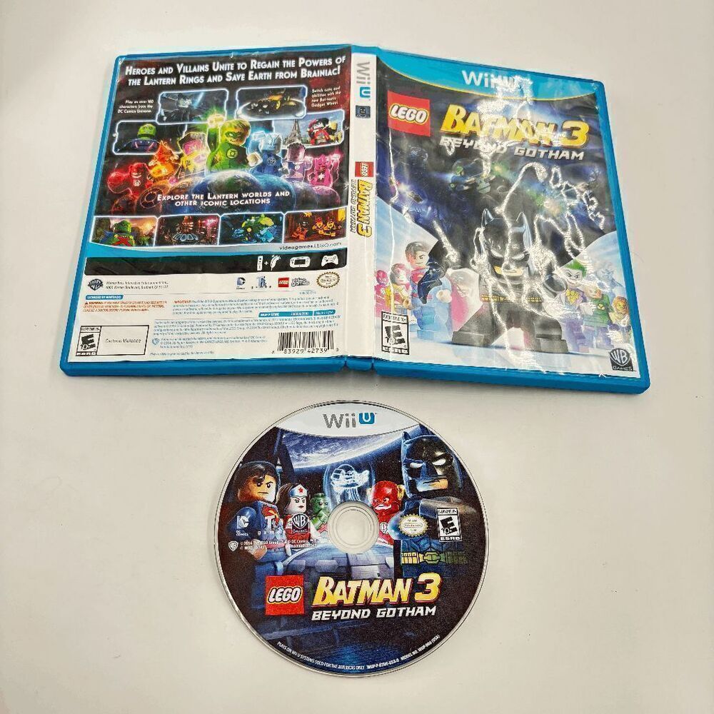 LEGO Batman 3: Beyond Gotham (Nintendo Wii U, 2014) Game & Case Tested & Working